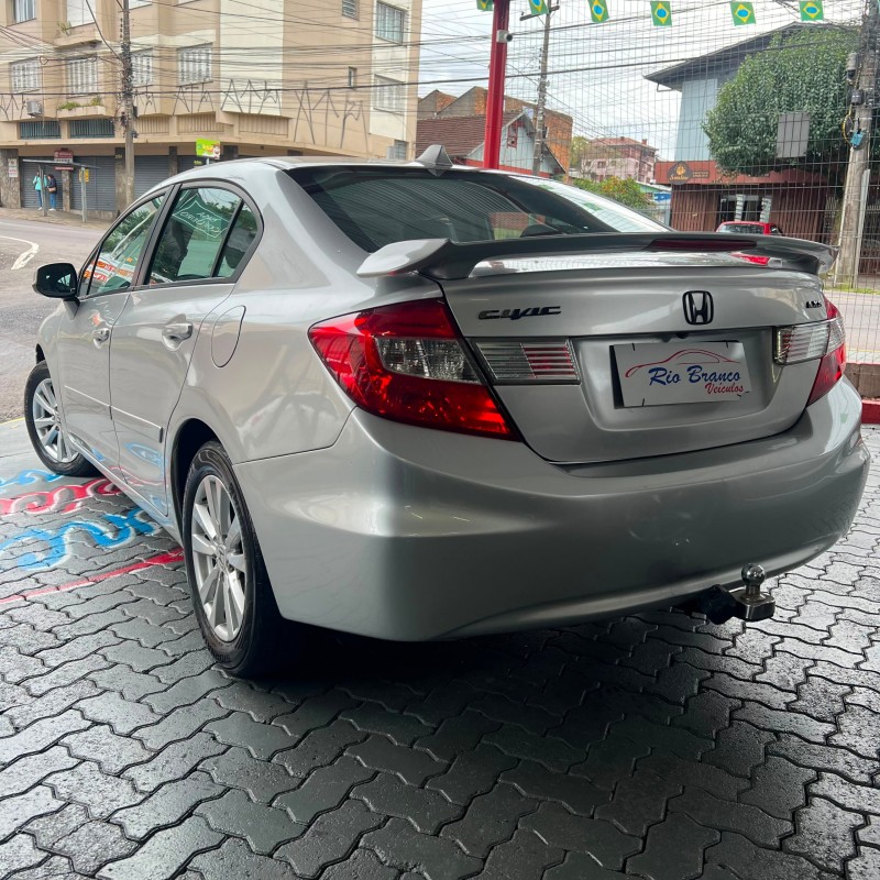 CIVIC 1.8 LXS 16V FLEX 4P MANUAL - 2012 - CAXIAS DO SUL