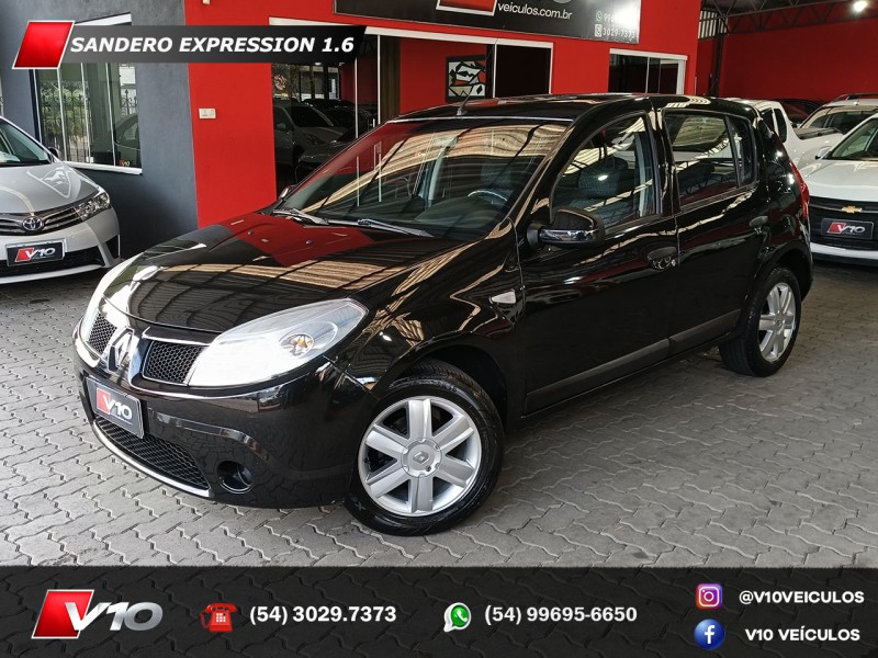 sandero 1.6 expression 8v flex 4p manual 2011 caxias do sul