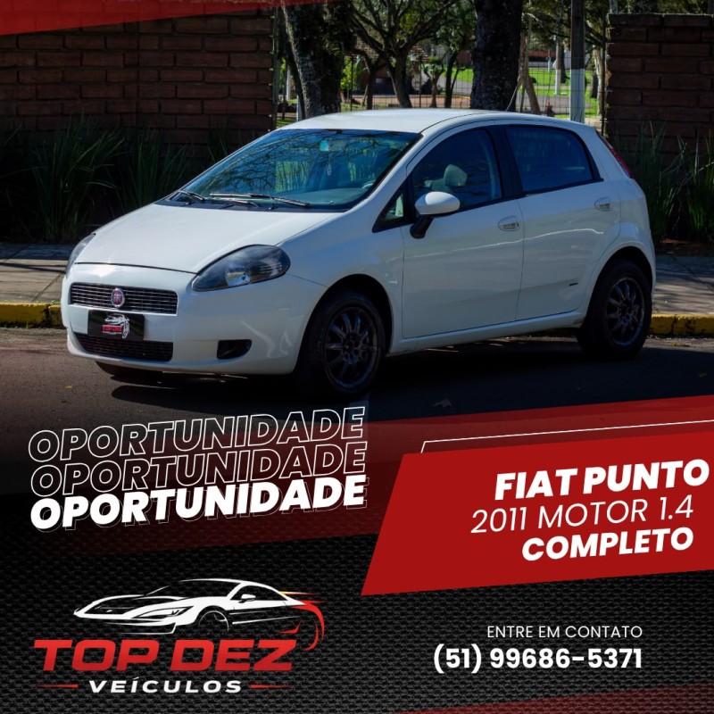 punto 1.4 attractive 8v flex 4p manual 2011 sao sebastiao do cai