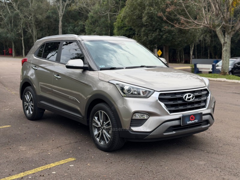creta 2.0 16v flex prestige automatico 2019 nova prata