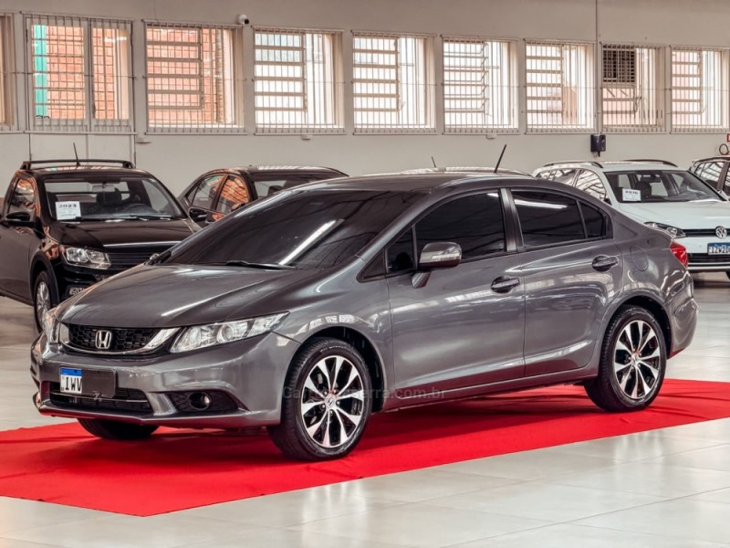 civic 2.0 lxr 16v flex 4p automatico 2016 nova prata