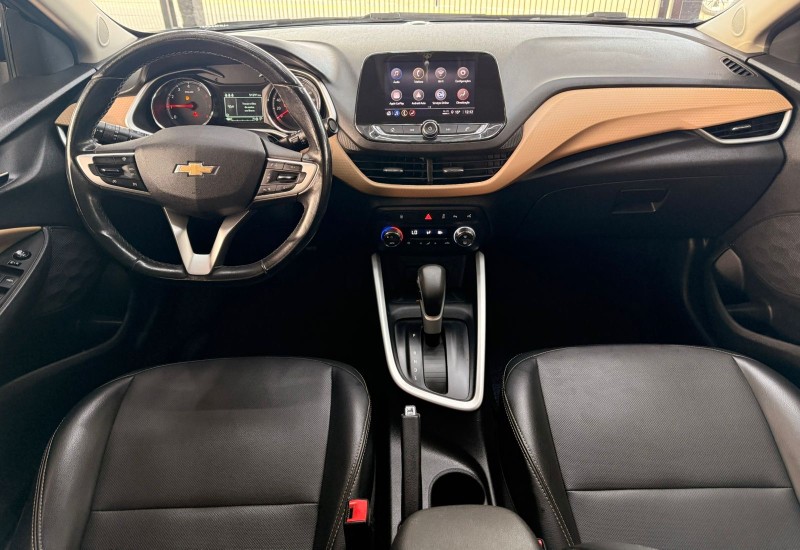 ONIX 1.0	PREMIER II PLUS 12V TURBO FLEX 4P AUTOMÁTICO - 2020 - CANELA