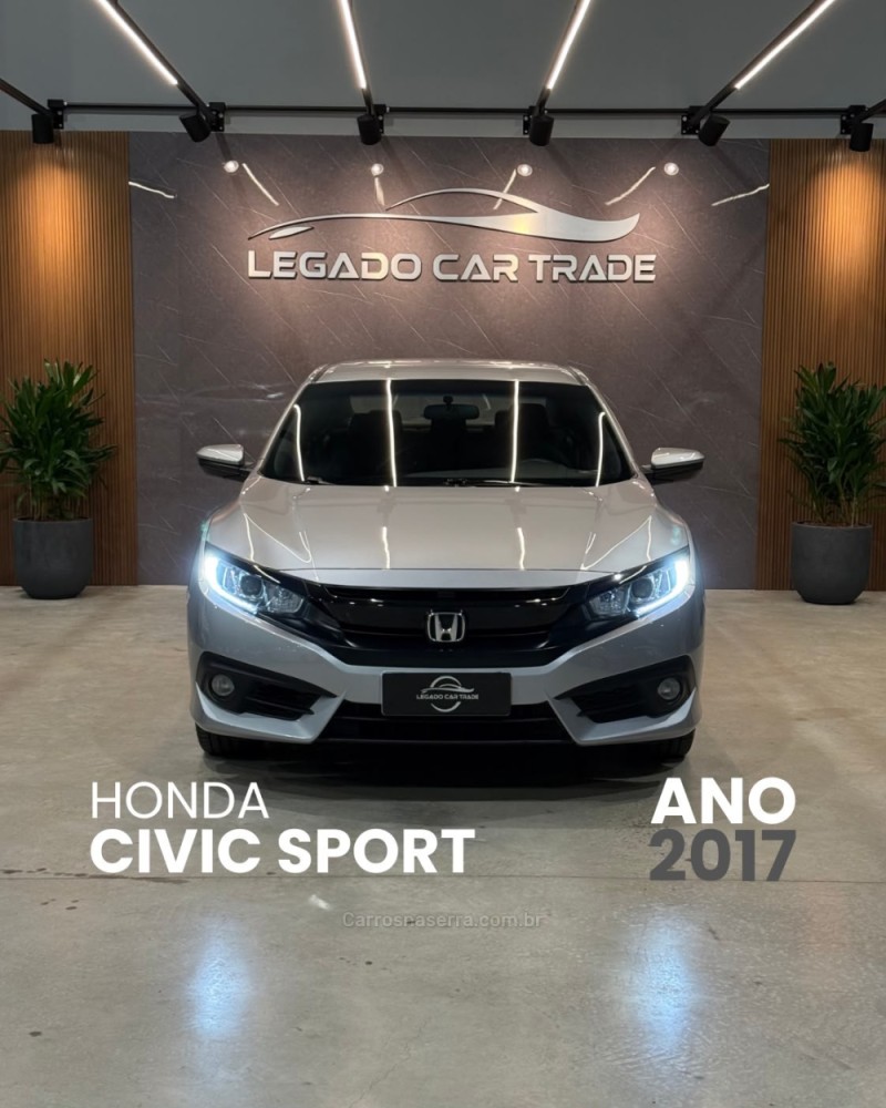 civic 2.0 16v flexone sport 4p cvt 2017 caxias do sul