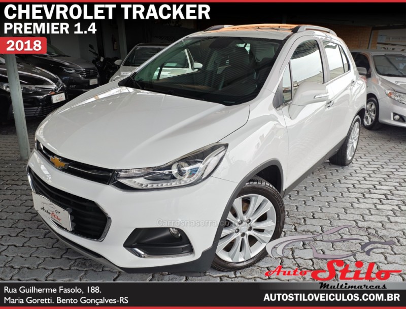 tracker 1.4 16v turbo flex premier automatico 2018 bento goncalves