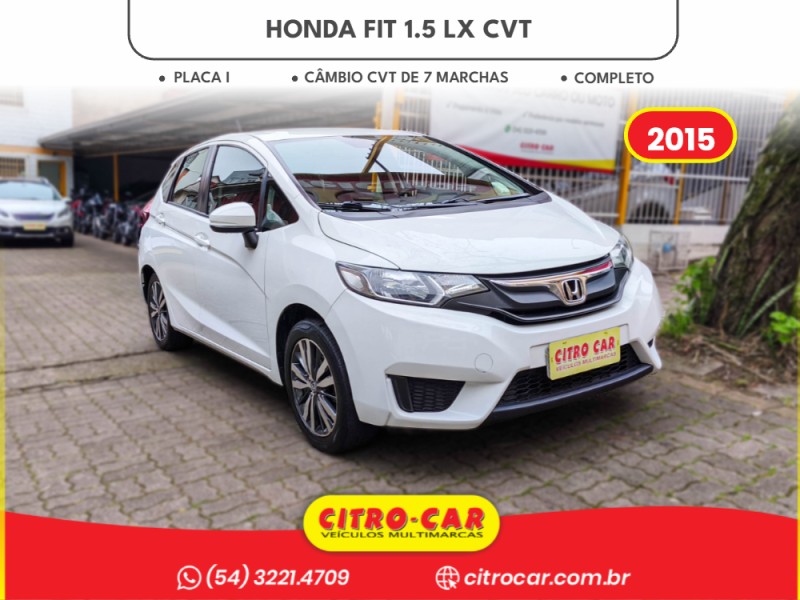 fit 1.5 lx 16v flex 4p automatico 2015 caxias do sul