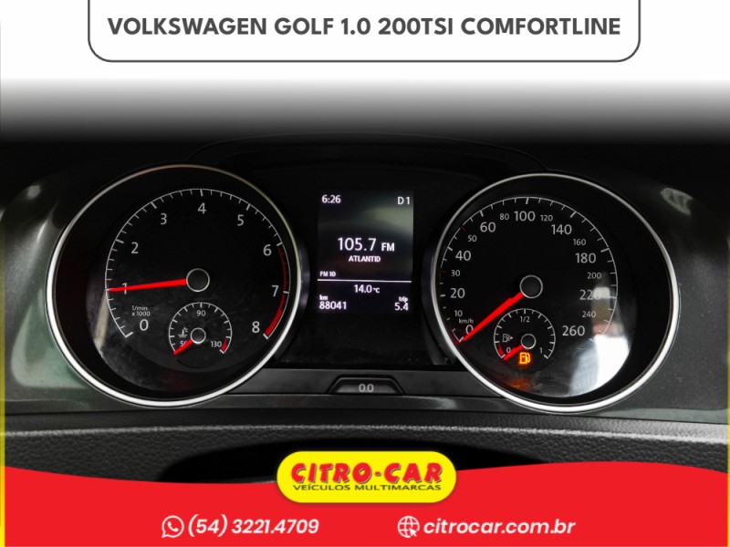 GOLF 1.0 200 TSI TOTAL FLEX COMFORTLINE TIPTRONIC - 2018 - CAXIAS DO SUL
