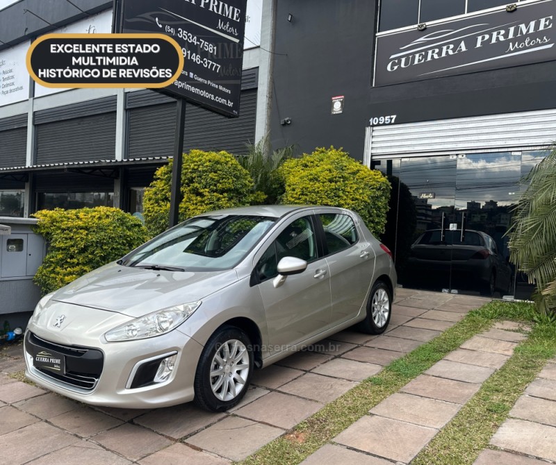 308 1.6 allure 16v flex 4p manual 2013 caxias do sul