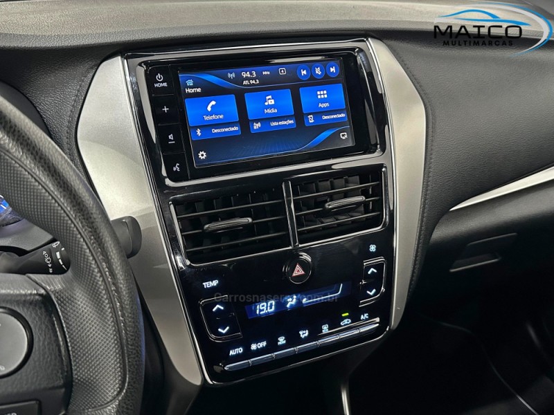 YARIS 1.5 XL PLUS CONNECT 16V FLEX 4P AUTOMÁTICO - 2021 - NOVO HAMBURGO
