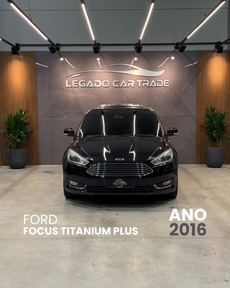 focus 2.0 titanium plus 16v flex 4p automatico 2016 caxias do sul