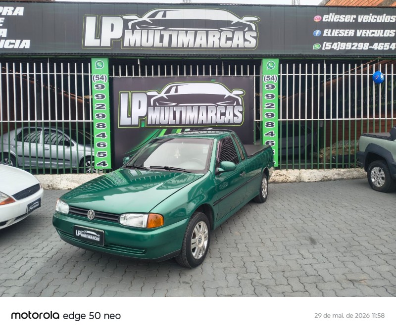 saveiro 1.6 cl cs 8v gasolina 2p manual 1998 caxias do sul