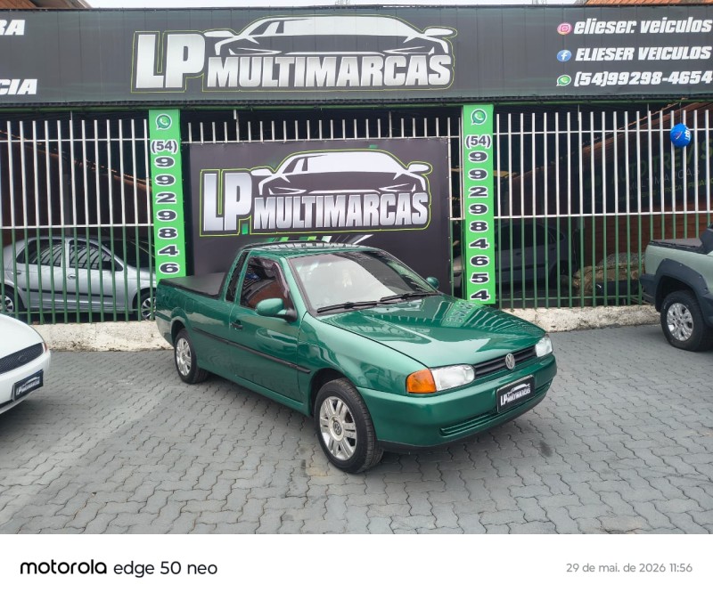 SAVEIRO 1.6 CL CS 8V GASOLINA 2P MANUAL - 1998 - CAXIAS DO SUL