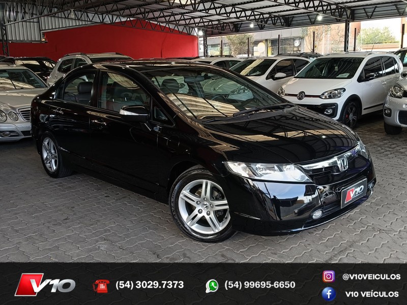 CIVIC 1.8 EXS 16V GASOLINA 4P AUTOMÁTICO - 2008 - CAXIAS DO SUL