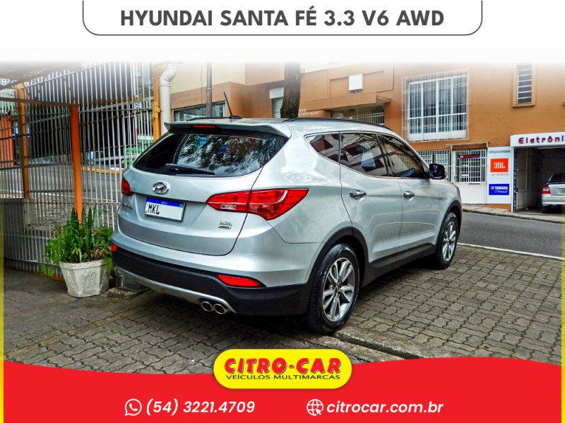 SANTA FÉ 3.3 MPFI 4X4 V6 270CV GASOLINA 4P AUTOMÁTICO - 2014 - CAXIAS DO SUL