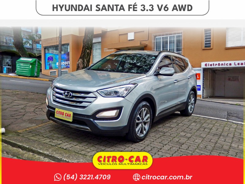 SANTA FÉ 3.3 MPFI 4X4 V6 270CV GASOLINA 4P AUTOMÁTICO - 2014 - CAXIAS DO SUL