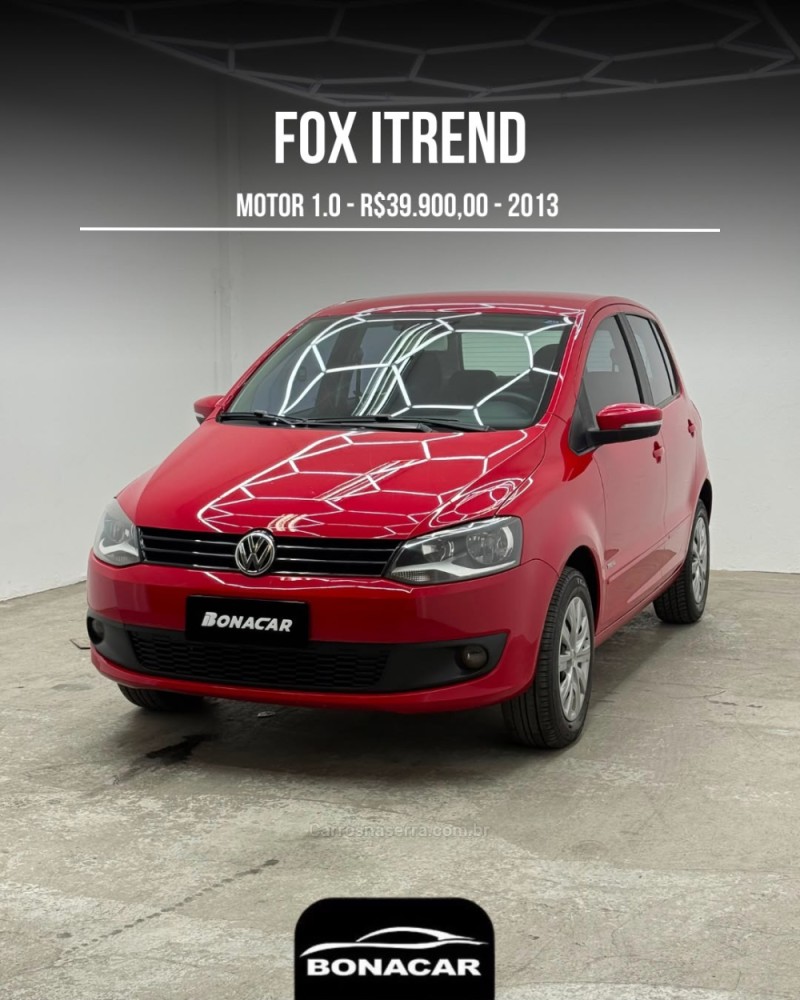 fox 1.0 itrend 8v flex 4p manual 2013 caxias do sul