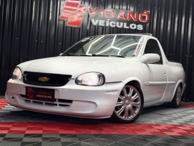 CORSA 1.6 MPFI GL CS PICK-UP 8V GASOLINA 2P MANUAL - 2001 - CAXIAS DO SUL