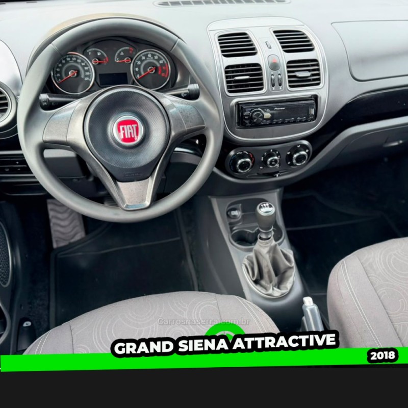 GRAND SIENA 1.4 MPI ATTRACTIVE 8V FLEX 4P MANUAL - 2018 - TAQUARA