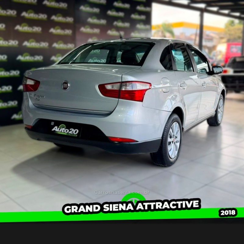 GRAND SIENA 1.4 MPI ATTRACTIVE 8V FLEX 4P MANUAL - 2018 - TAQUARA