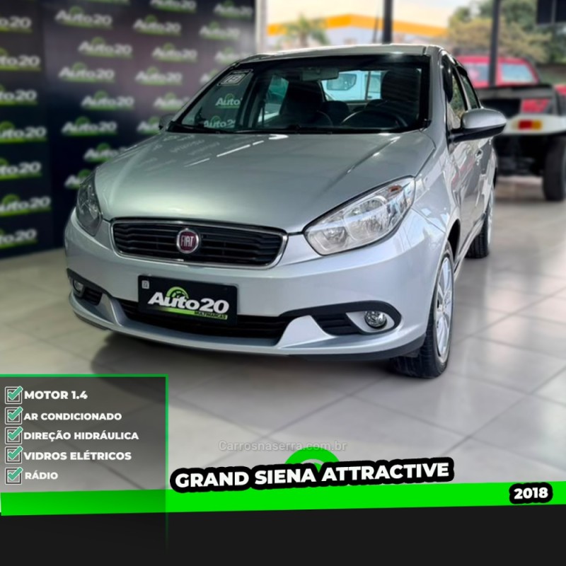 grand siena 1.4 mpi attractive 8v flex 4p manual 2018 taquara