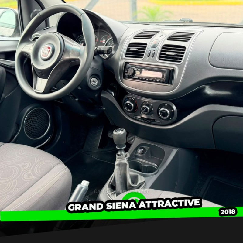 GRAND SIENA 1.4 MPI ATTRACTIVE 8V FLEX 4P MANUAL - 2018 - TAQUARA