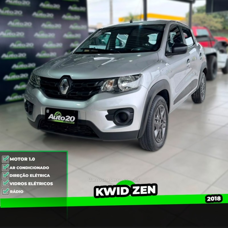 kwid 1.0 12v sce flex zen manual 2018 taquara