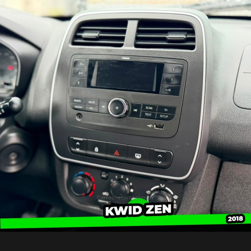 KWID 1.0 12V SCE FLEX ZEN MANUAL - 2018 - TAQUARA