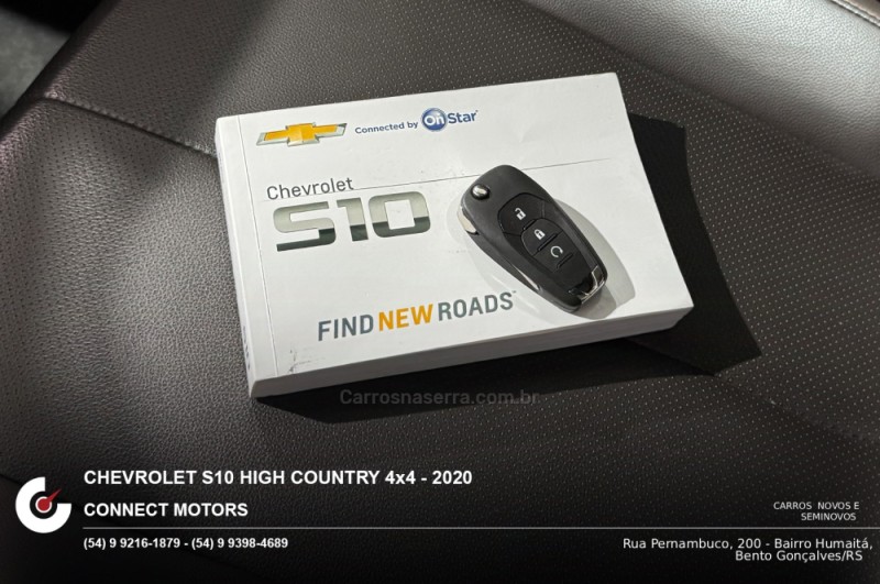 S10 2.8 HIGH COUNTRY 4X4 CD 16V TURBO DIESEL 4P AUTOMÁTICO - 2020 - BENTO GONçALVES