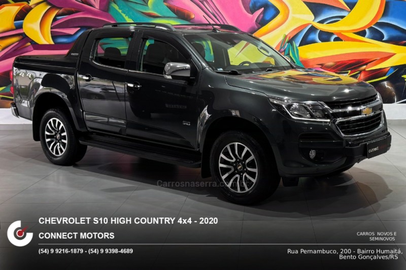 s10 2.8 high country 4x4 cd 16v turbo diesel 4p automatico 2020 bento goncalves