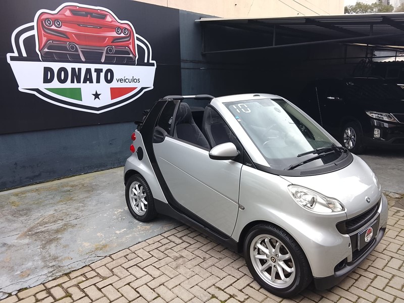 fortwo 1.0 passion cabrio turbo 12v gasolina 2p automatico 2010 caxias do sul