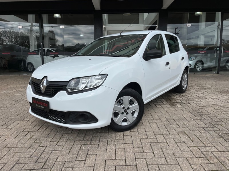 sandero 1.0 authentique 16v flex 4p manual 2015 caxias do sul