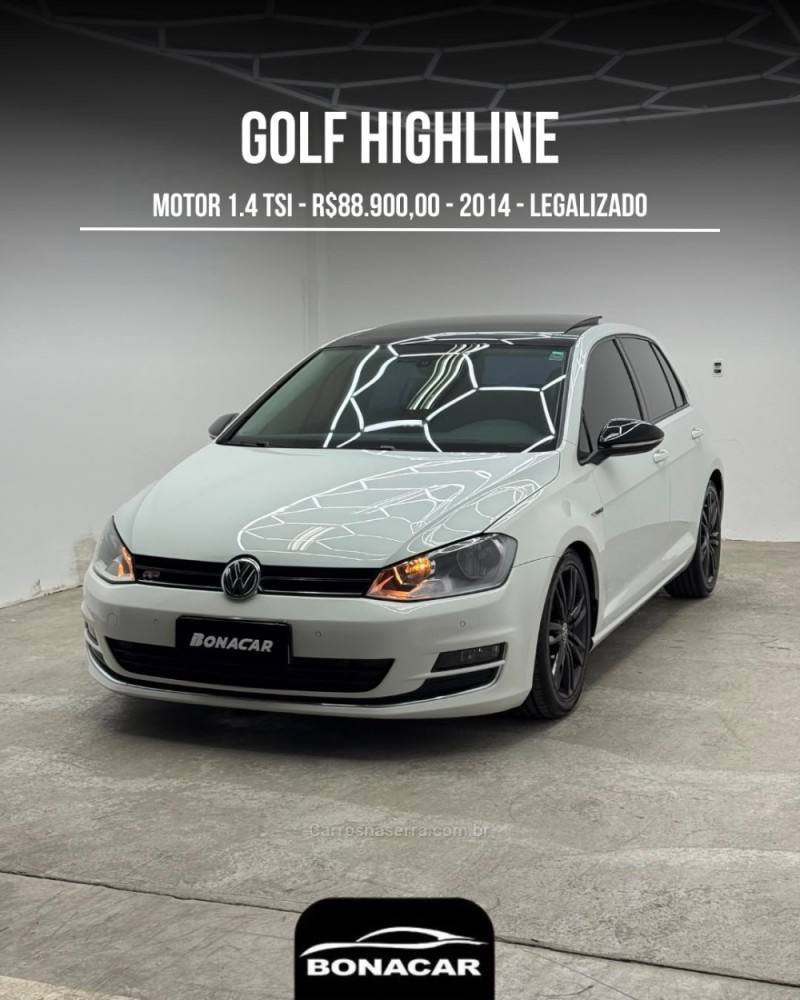 golf 1.4 tsi highline 16v gasolina 4p automatico 2014 caxias do sul