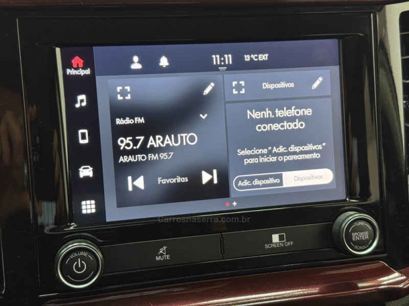TORO 2.0 16V TURBO DIESEL FREEDOM 4WD AT9 AUTOMÁTICO - 2021 - SANTA CRUZ DO SUL