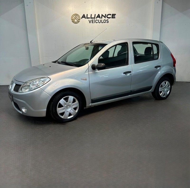 sandero 1.6 expression 8v flex 4p manual 2009 caxias do sul