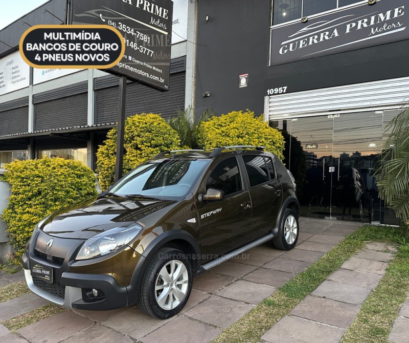sandero 1.6 stepway 16v flex 4p automatico 2014 caxias do sul
