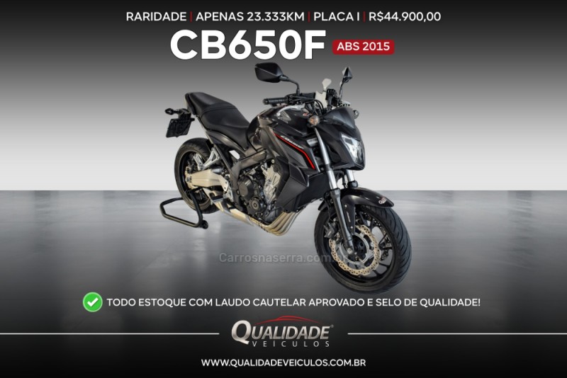 cb 650 f abs 2015 santa cruz do sul
