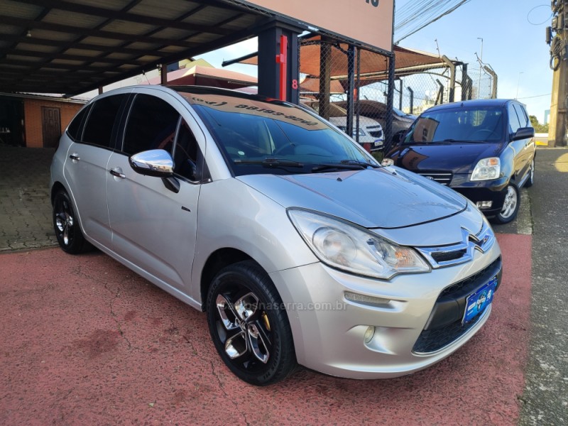 C3 1.6 EXCLUSIVE BVA 16V FLEX 4P AUTOMÁTICO - 2014 - FARROUPILHA