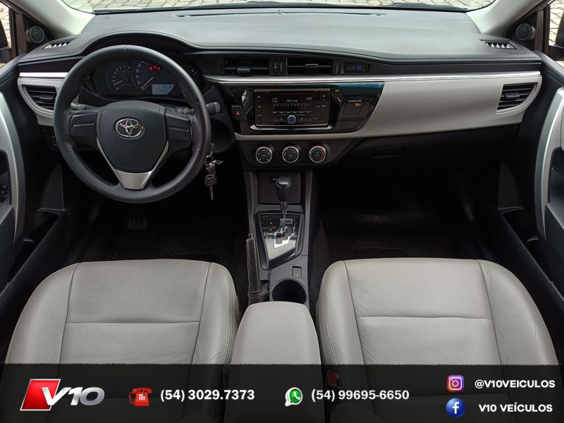 COROLLA 1.8 GLI 16V FLEX 4P AUTOMÁTICO - 2017 - CAXIAS DO SUL