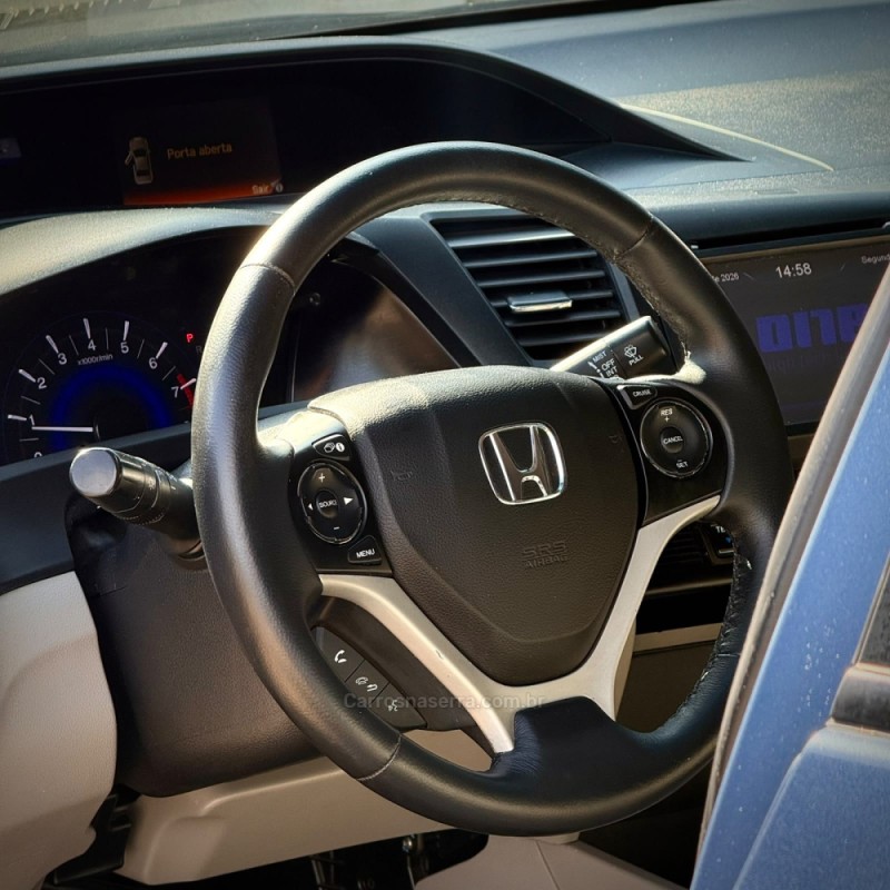 CIVIC 2.0 LXR 16V FLEX 4P AUTOMÁTICO - 2015 - ENCANTADO