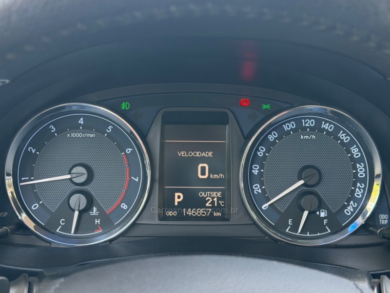 COROLLA 2.0 XEI 16V FLEX 4P AUTOMÁTICO - 2016 - NOVA PRATA
