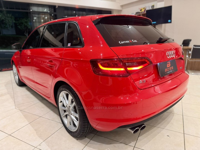 A3 1.8 TFSI SPORTBACK 16V GASOLINA 4P AUTOMÁTICO - 2014 - CAXIAS DO SUL