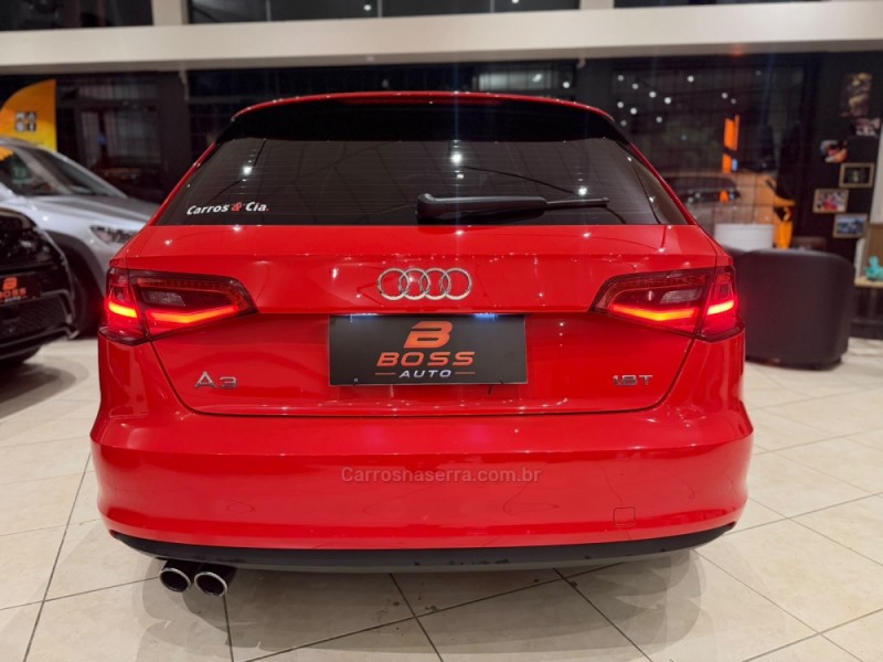 A3 1.8 TFSI SPORTBACK 16V GASOLINA 4P AUTOMÁTICO - 2014 - CAXIAS DO SUL