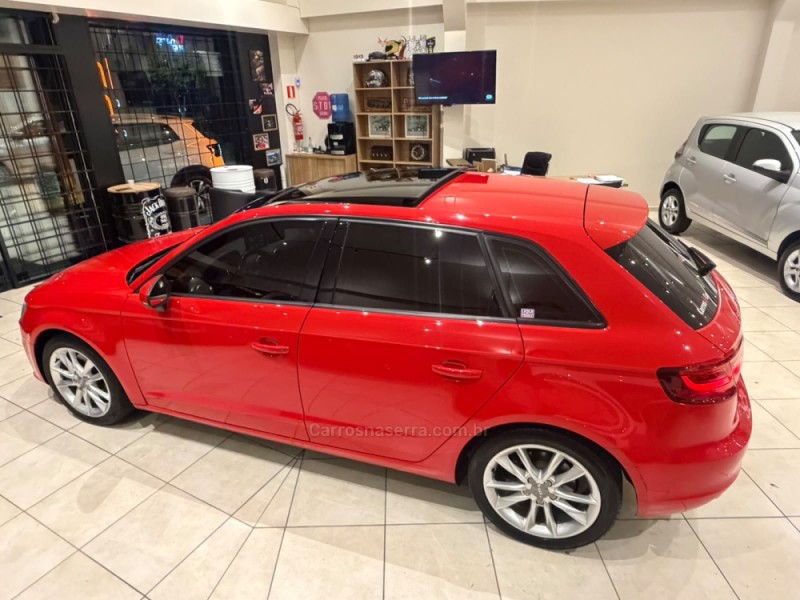 A3 1.8 TFSI SPORTBACK 16V GASOLINA 4P AUTOMÁTICO - 2014 - CAXIAS DO SUL