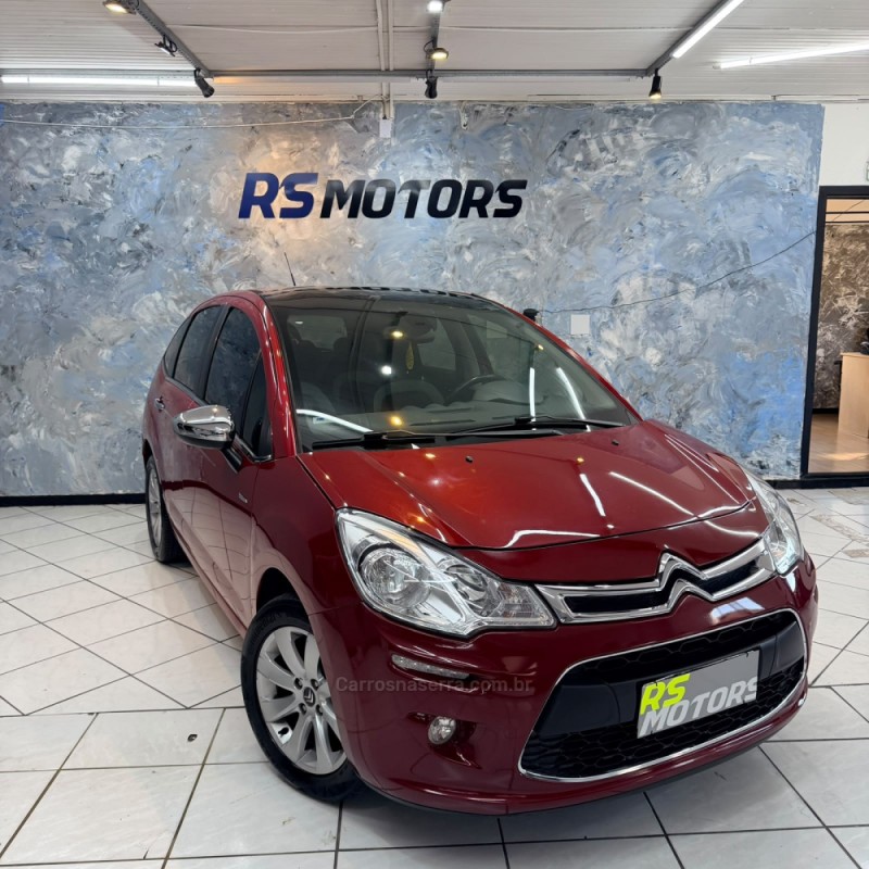 C3 1.6 EXCLUSIVE 16V FLEX 4P AUTOMÁTICO - 2014 - CAXIAS DO SUL