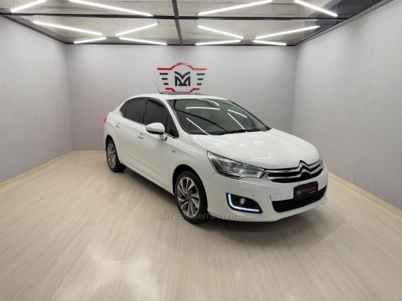 c4 lounge 1.6 exclusive 16v turbo flex 4p automatico 2016 caxias do sul