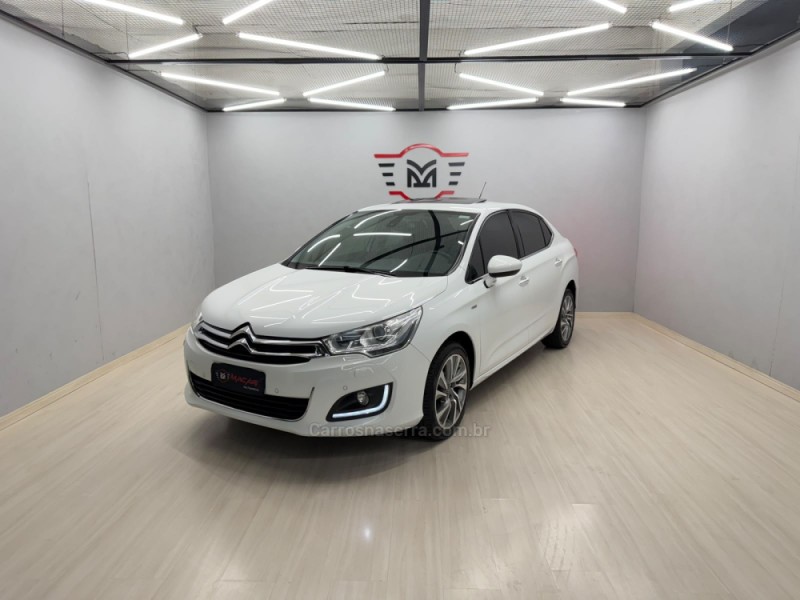 C4 LOUNGE 1.6 EXCLUSIVE 16V TURBO FLEX 4P AUTOMÁTICO - 2016 - CAXIAS DO SUL