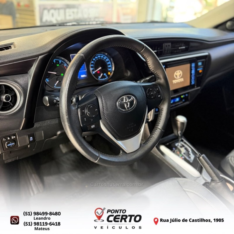 COROLLA 2.0 XEI 16V FLEX 4P AUTOMÁTICO - 2019 - SANTA CRUZ DO SUL