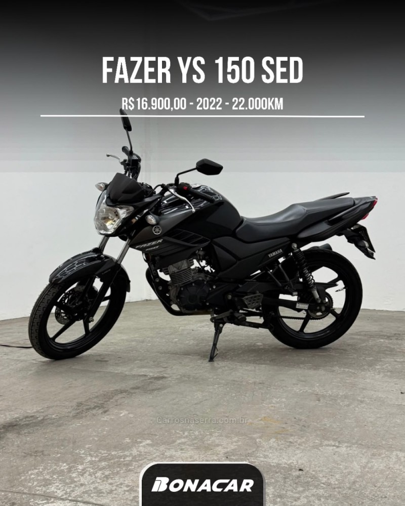 fazer ys 150 sed 2022 caxias do sul