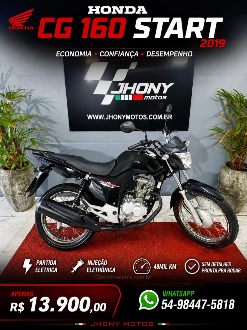 cg 160 start 2019 caxias do sul
