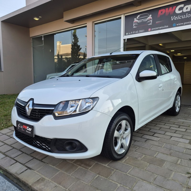 sandero 1.6 expression 16v flex 4p manual 2018 bento goncalves