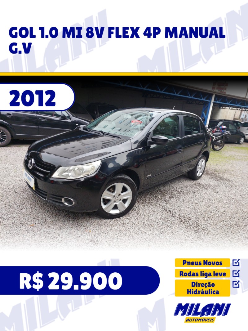 gol 1.0 mi 8v flex 4p manual g.v 2012 bento goncalves